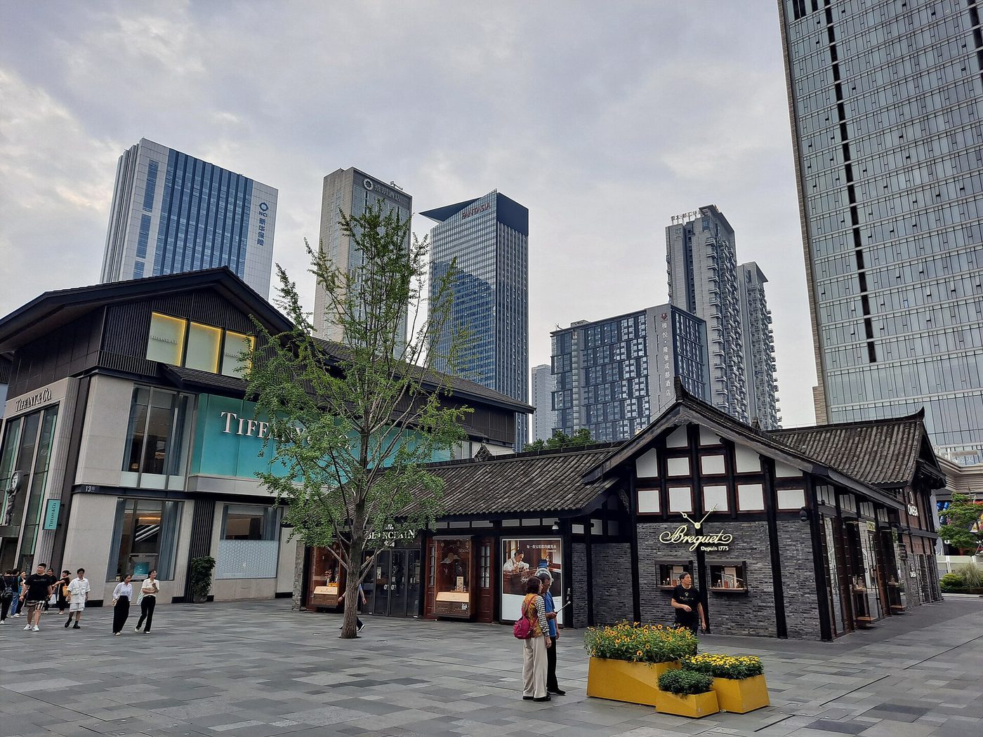 The Sino-Ocean Taikoo Li complex in Chengdu